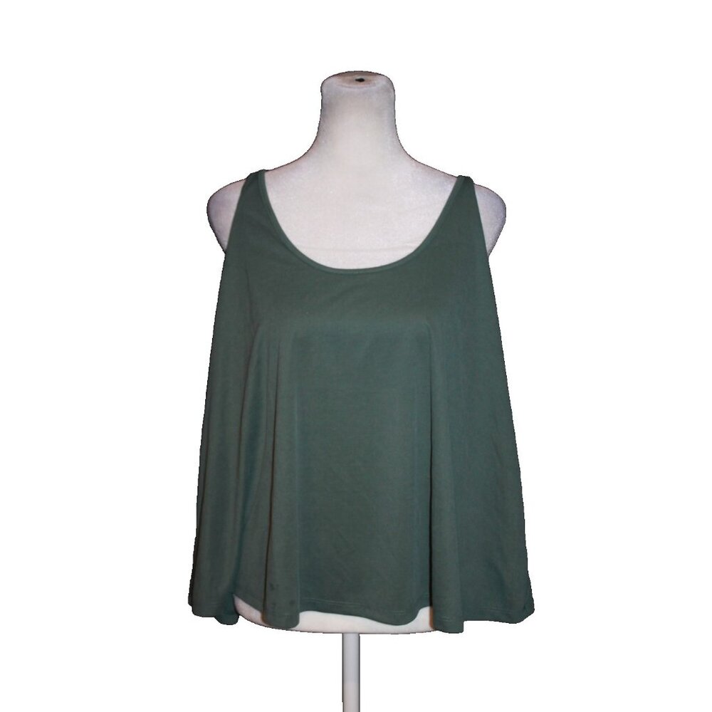 Old Navy Womens Loose Fit Tank Top Sleeveless Size Large Olive Green NEW